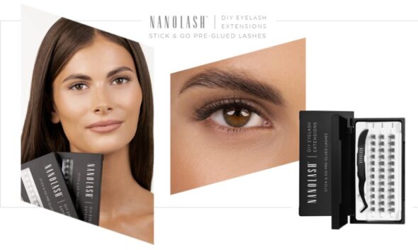 nanolash pre glued lashes clusters